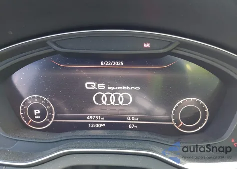 2018 Audi Q5 2.0T Premium/2.0T Tech Premium из США, поврежденный, VIN WA1BNAFY8J2228843